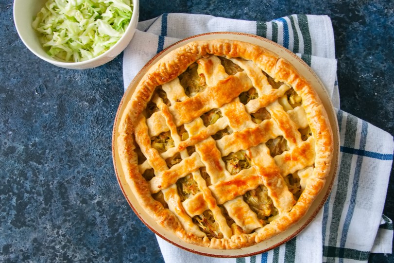 Пиріг з молодої капусти