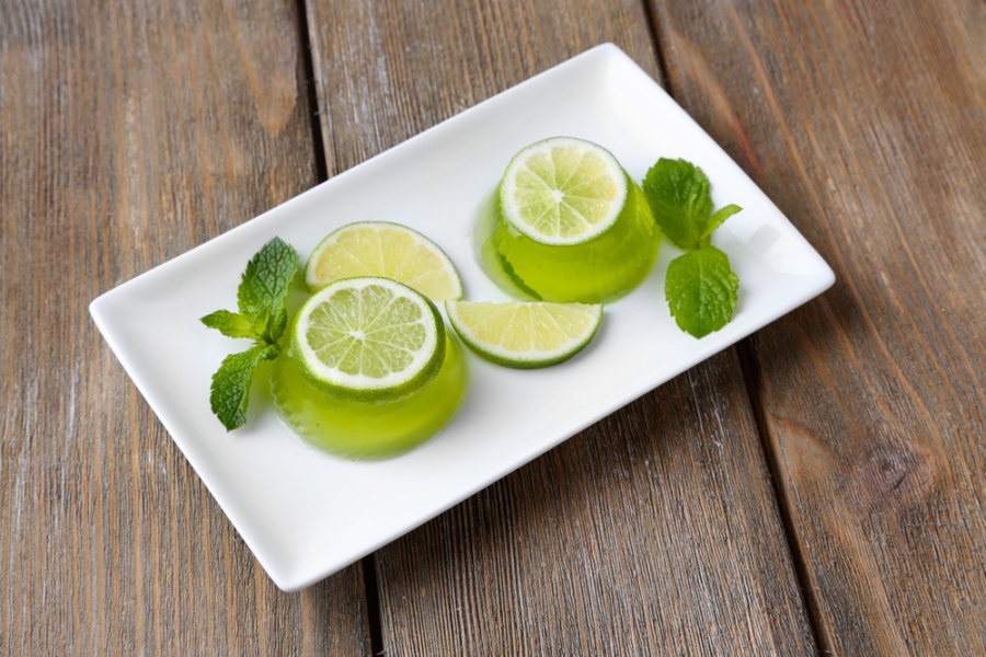 Лимонно-м’ятне желе